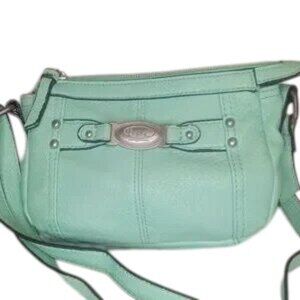 boc crossbody | top zip | mint green guc